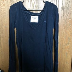 Abercrombie & Fitch Long Sleeve V-Neck Shirt